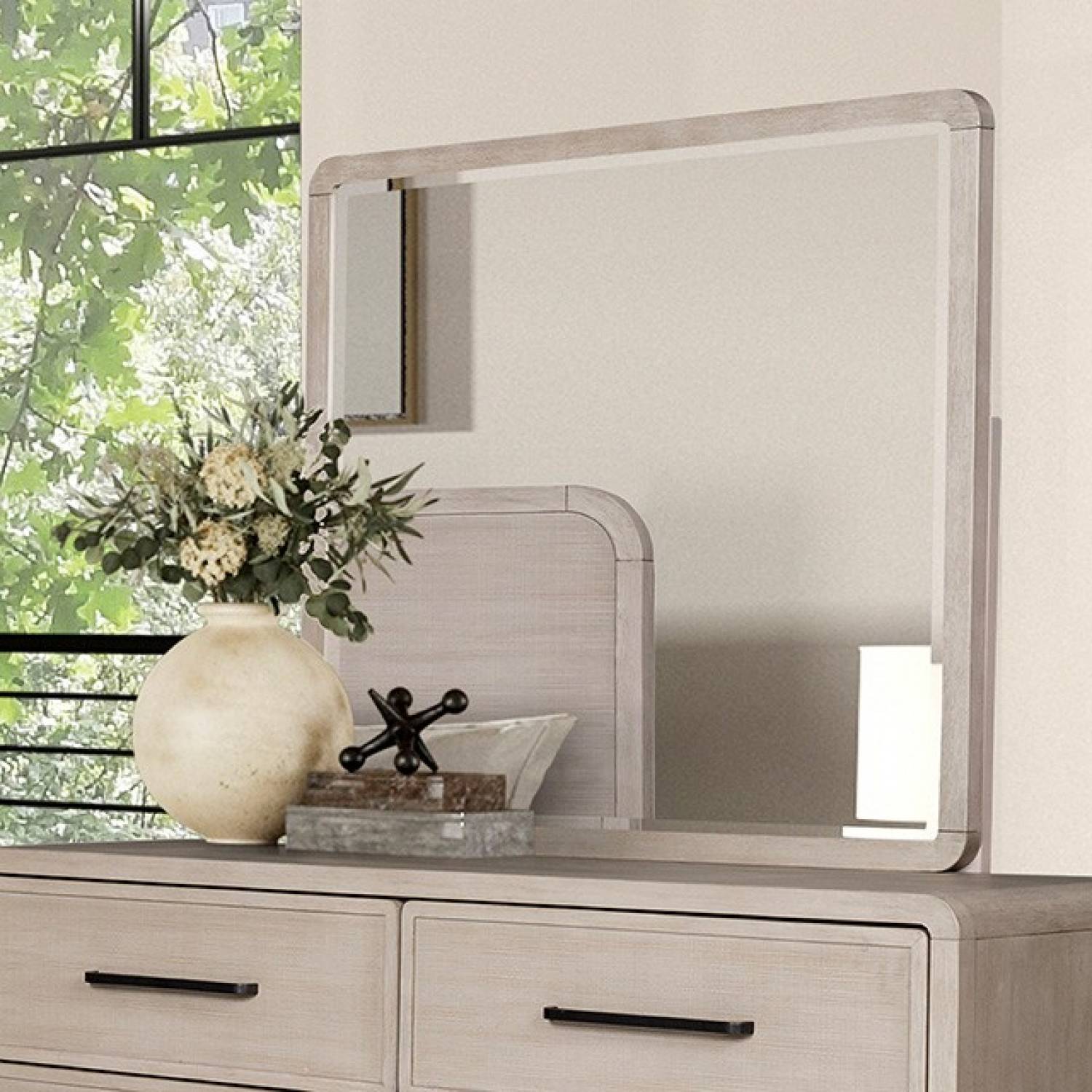 Belize Mirror in Natural Oak